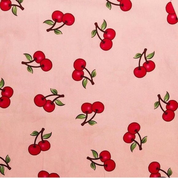 Cherry Pin Up Plus Swing Rockabilly Dress - Picture 4 of 6